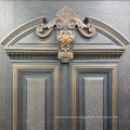 Guatemala Carved Design Cast Aluminum Anti-Explosion High quality Main Front Security Steel Door For Apartment